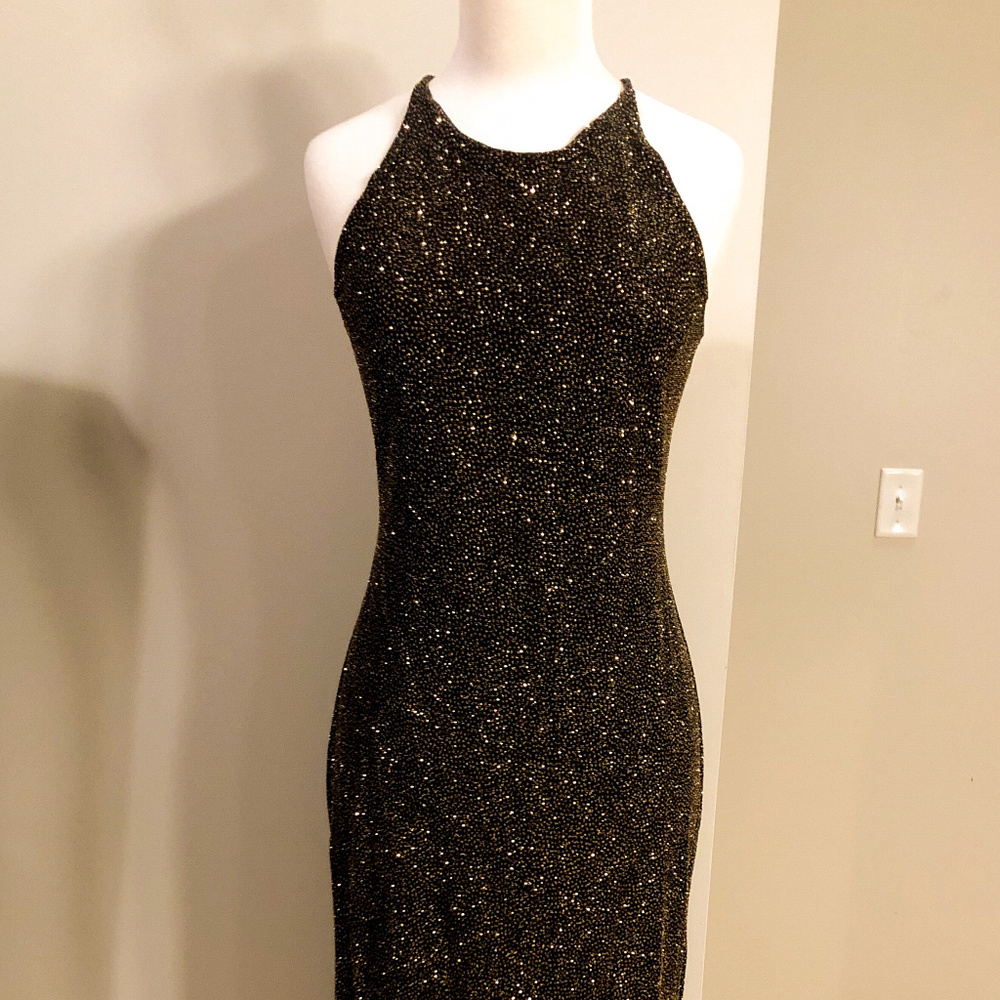 Metallic Bronze Dress